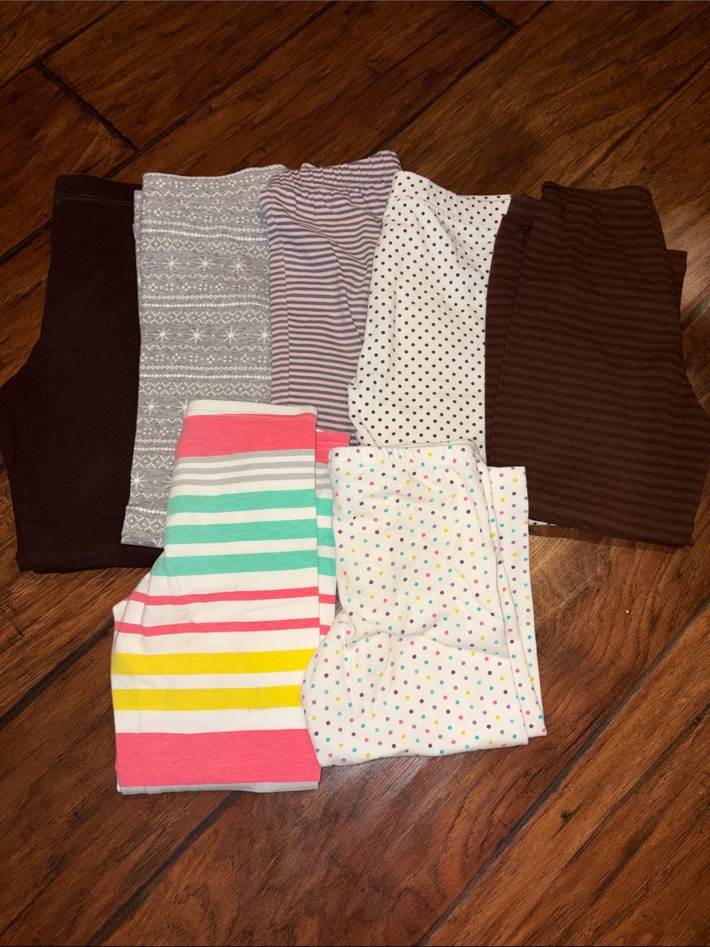 Girls lot of 7 leggings size 6/7